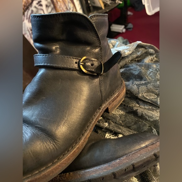MOMA BLACK Ankle Leather Boots - Picture 12 of 13